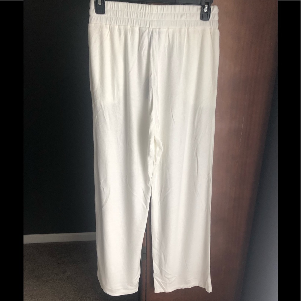 Wide leg lounge pant Ivory Ashley Stewart 14/16 Luxe knit, Comfortable and cozy. - Picture 5 of 11